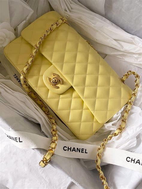 chanel mirror yellow|yellow Chanel boy bag.